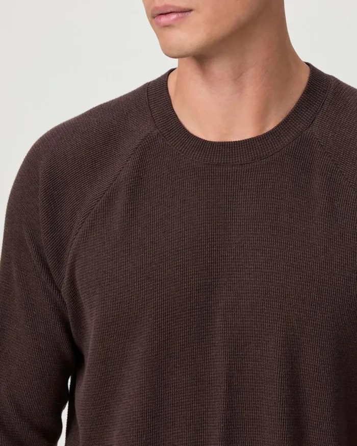 PAIGE Tees Men Odin Baseball Tee 8211 Burnt Cocoa Multi PAIGE Tees Men Odin Baseball Tee 8211 Burnt Cocoa Multi