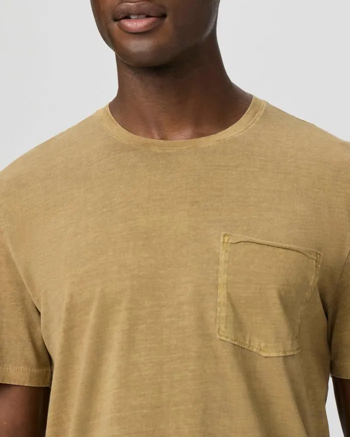 PAIGE Tees Men Ramirez Tee 8211 Vintage Golden Palm PAIGE Tees Men Ramirez Tee 8211 Vintage Golden Palm
