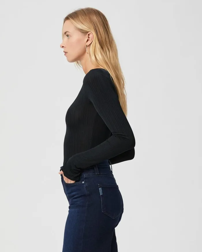 PAIGE Tops and Blouses Women Lucina Top 8211 Black PAIGE Tops and Blouses Women Lucina Top 8211 Black