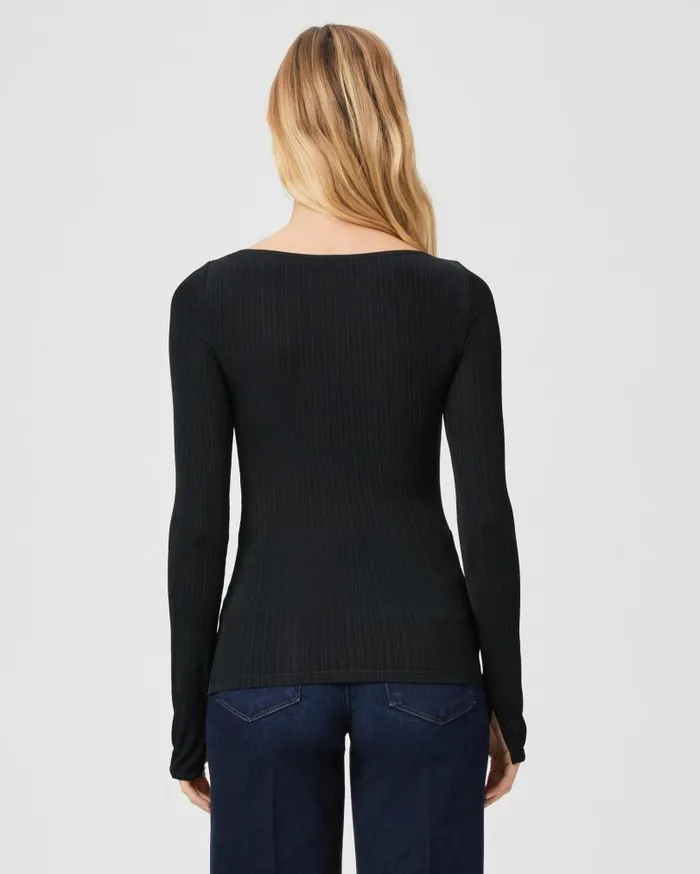 PAIGE Tops and Blouses Women Lucina Top 8211 Black PAIGE Tops and Blouses Women Lucina Top 8211 Black