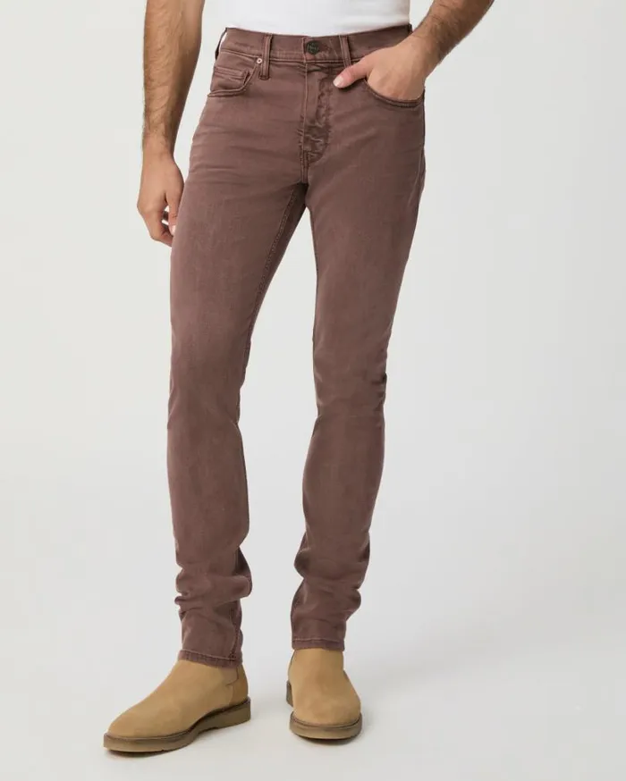 PAIGE Transcend Denim Men Transcend Lennox Slim Jean 8211 Vintage Spanish Red