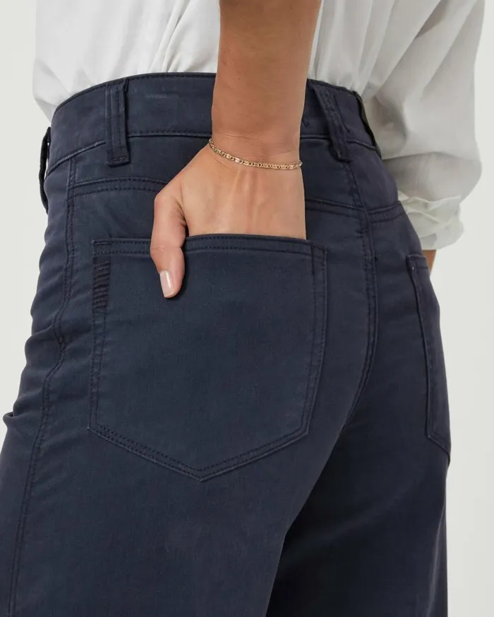 PAIGE Wide Leg Women Sasha Wide Leg Jean 8211 Navy Seascape PAIGE Wide Leg Women Sasha Wide Leg Jean 8211 Navy Seascape