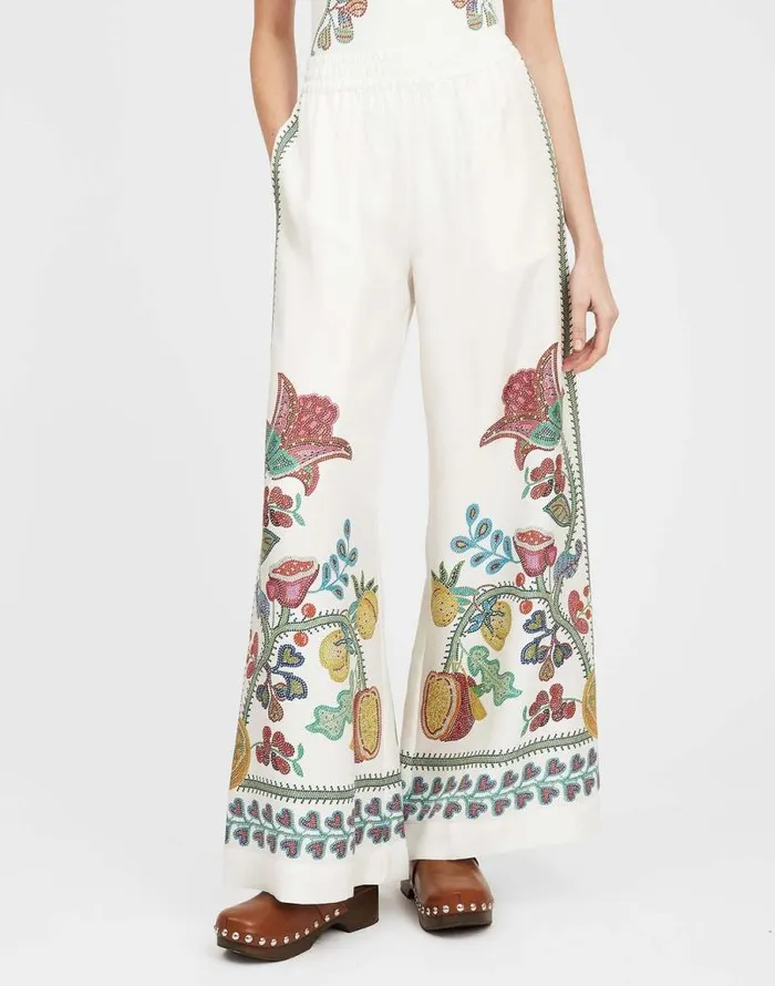 Palazzo Pants Grenadilla Place Off White Women La Double J Shorts and Pants Palazzo Pants Grenadilla Place Off White Women La Double J Shorts and Pants
