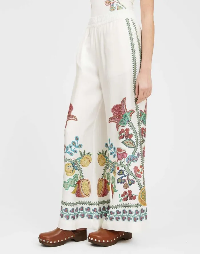 Palazzo Pants Grenadilla Place Off White Women La Double J Shorts and Pants Palazzo Pants Grenadilla Place Off White Women La Double J Shorts and Pants
