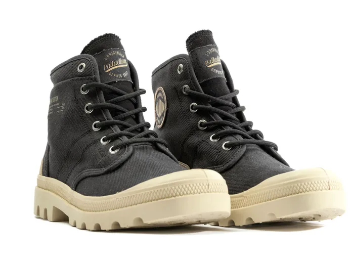 PALLADIUM PALLABROUSSE WORKWEAR Black Kids Boots PALLADIUM PALLABROUSSE WORKWEAR Black Kids Boots