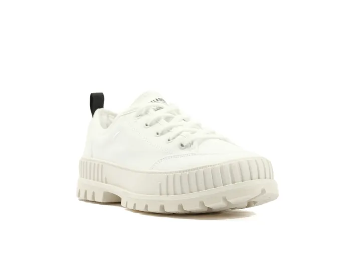 PALLADIUM PALLASHOCK LO ORGANIC 2 Star White Kids Sneakers PALLADIUM PALLASHOCK LO ORGANIC 2 Star White Kids Sneakers