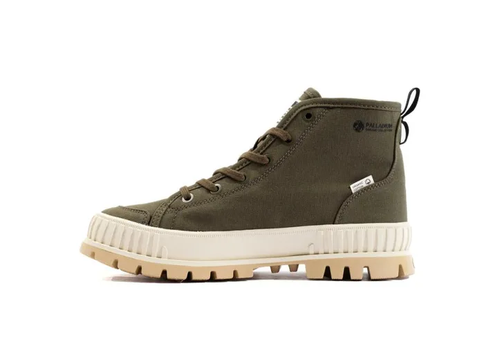 PALLADIUM PALLASHOCK ORGANIC 2 Olive Night Kids Boots PALLADIUM PALLASHOCK ORGANIC 2 Olive Night Kids Boots