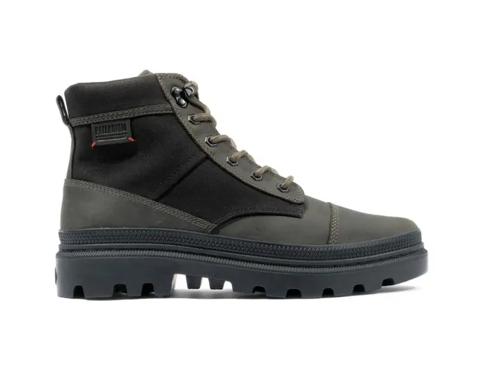 PALLADIUM PALLATROOPER ROUGH Blackolive Night Men Boots