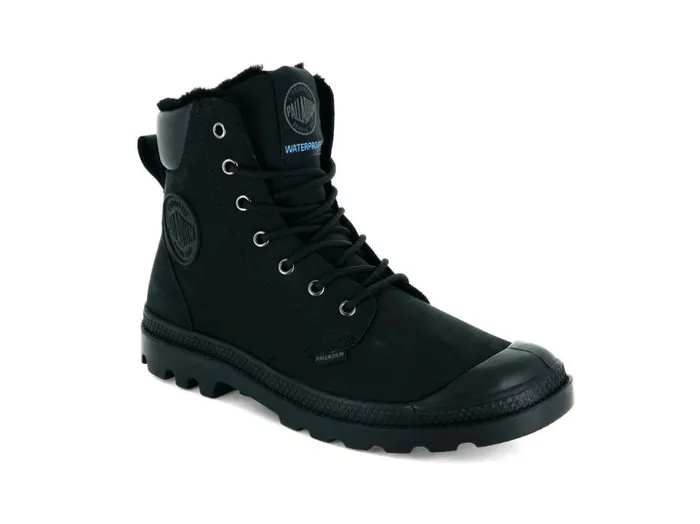 PALLADIUM PAMPA SPORT CUFF WPS Blackblack Men Boots PALLADIUM PAMPA SPORT CUFF WPS Blackblack Men Boots