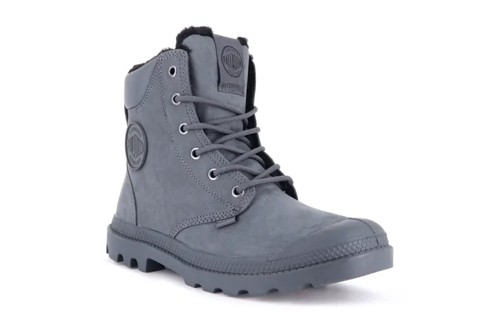 PALLADIUM PAMPA SPORT CUFF WPS Dark Shadow Kids Boots PALLADIUM PAMPA SPORT CUFF WPS Dark Shadow Kids Boots