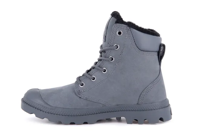PALLADIUM PAMPA SPORT CUFF WPS Dark Shadow Kids Boots PALLADIUM PAMPA SPORT CUFF WPS Dark Shadow Kids Boots