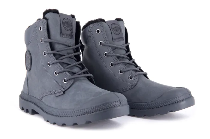 PALLADIUM PAMPA SPORT CUFF WPS Dark Shadow Kids Boots PALLADIUM PAMPA SPORT CUFF WPS Dark Shadow Kids Boots