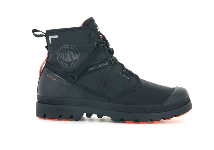 PALLADIUM PAMPA TRAVEL LITE WATERPROOF Blackblack Women Boots