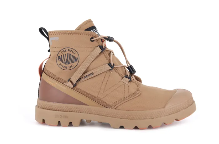 PALLADIUM PAMPA TRAVEL LITE WATERPROOF Brown Sugar Kids Boots