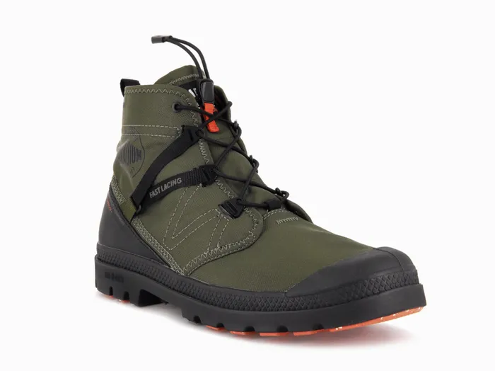 PALLADIUM PAMPA TRAVEL LITE WATERPROOF Olive Night Men Boots PALLADIUM PAMPA TRAVEL LITE WATERPROOF Olive Night Men Boots