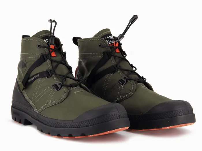 PALLADIUM PAMPA TRAVEL LITE WATERPROOF Olive Night Men Boots PALLADIUM PAMPA TRAVEL LITE WATERPROOF Olive Night Men Boots