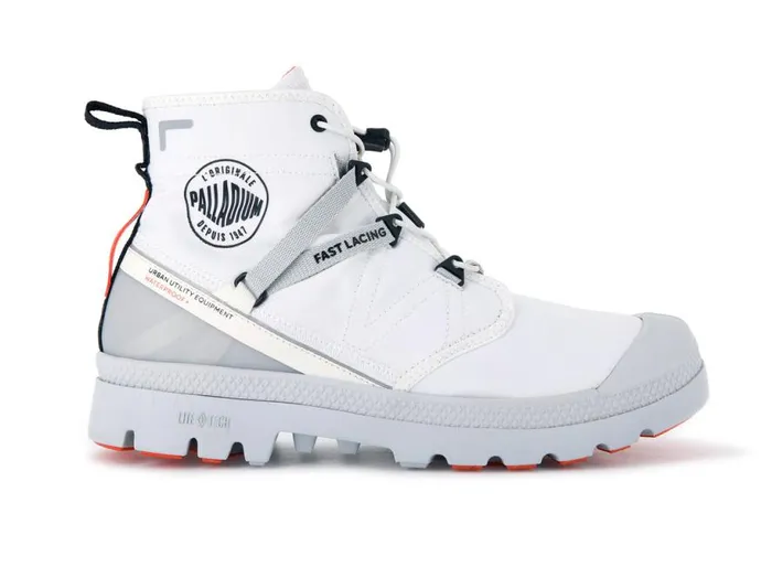 PALLADIUM PAMPA TRAVEL LITE WATERPROOF Star White Kids Boots