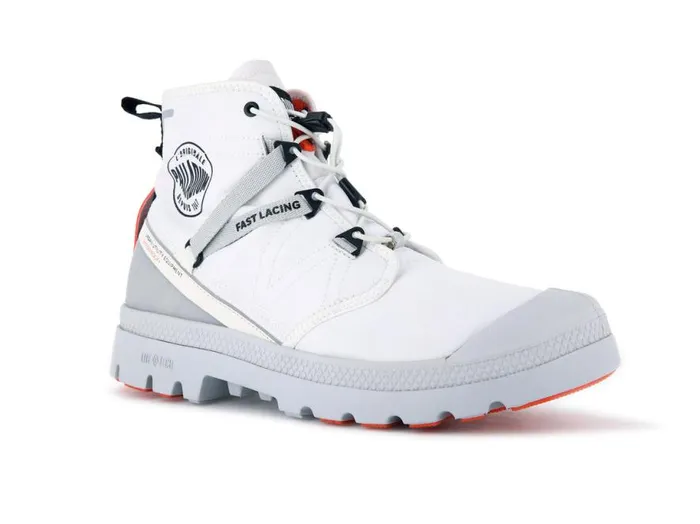 PALLADIUM PAMPA TRAVEL LITE WATERPROOF Star White Men Boots PALLADIUM PAMPA TRAVEL LITE WATERPROOF Star White Men Boots