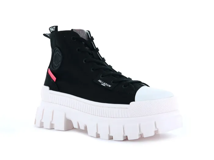 PALLADIUM REVOLT HI TX Black Marshmallow Women Boots PALLADIUM REVOLT HI TX Black Marshmallow Women Boots
