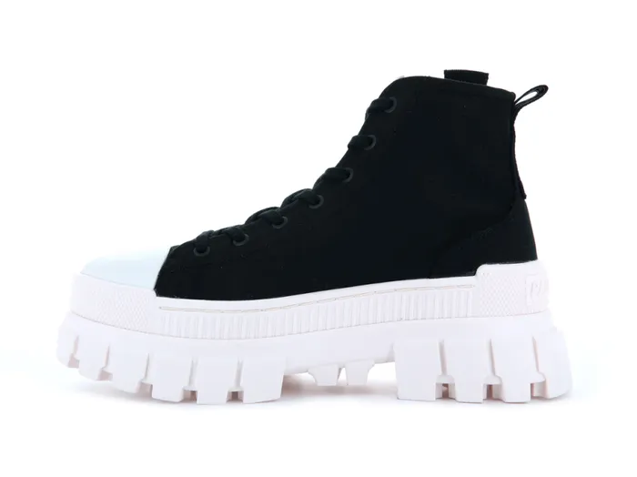 PALLADIUM REVOLT HI TX Black Marshmallow Women Boots PALLADIUM REVOLT HI TX Black Marshmallow Women Boots