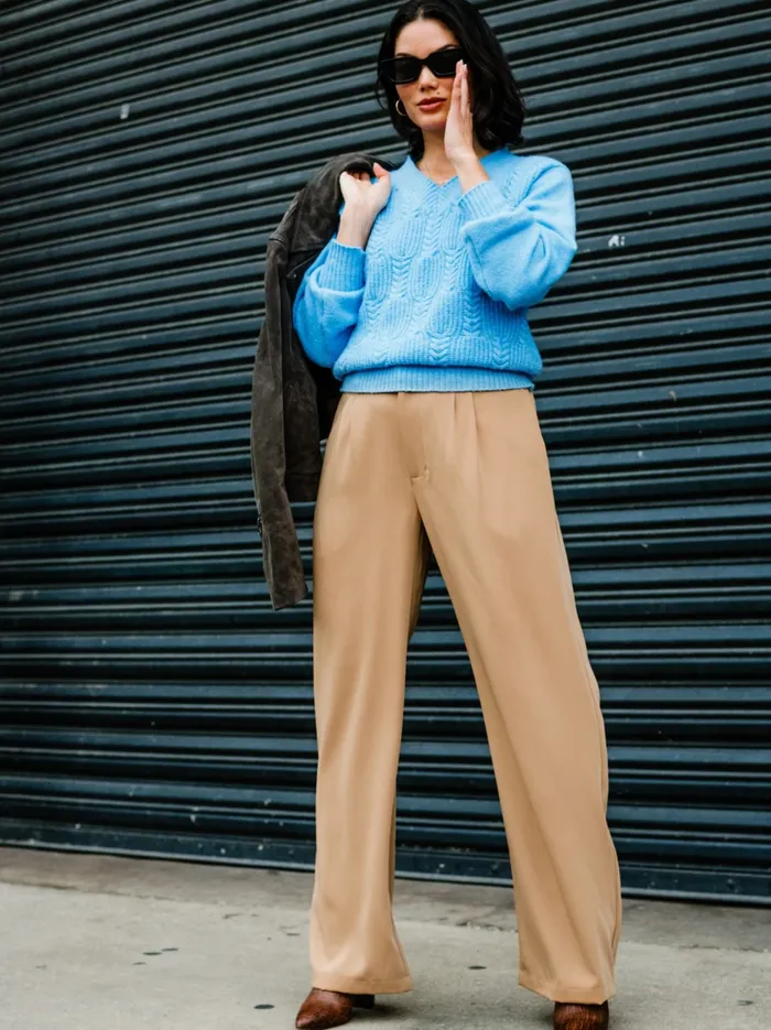 Pants Able Women Claire Crepe Wide Leg Pant Black