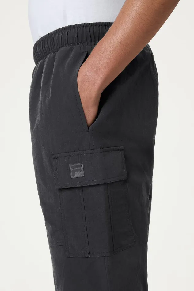 Pants and Shorts Men Fila Heavy Cargo Jogger 001 Black Pants and Shorts Men Fila Heavy Cargo Jogger 001 Black