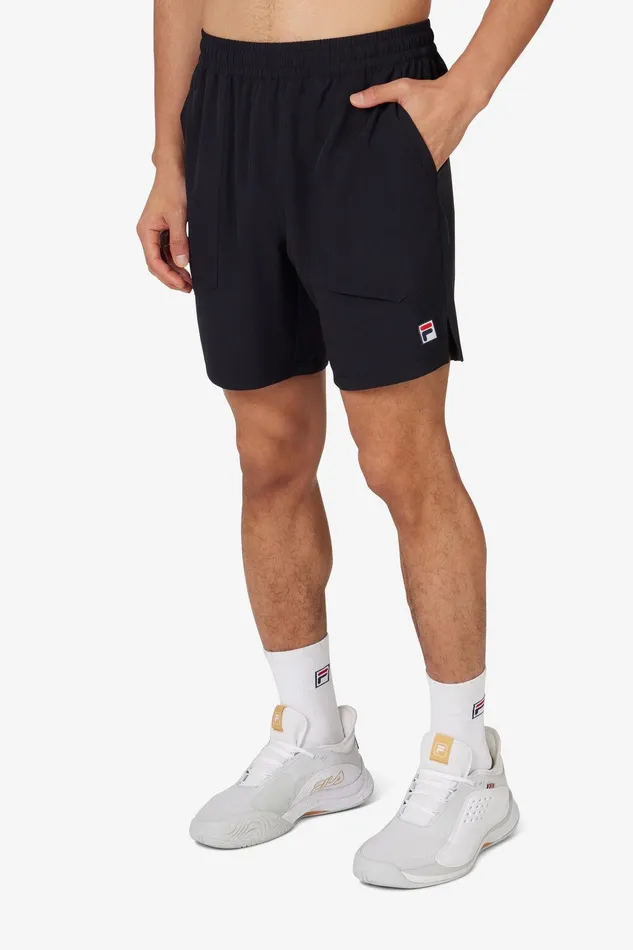 Pants and Shorts Men Fila Woven Court Short 002 Black