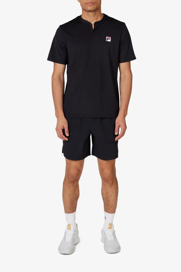 Pants and Shorts Men Fila Woven Court Short 002 Black