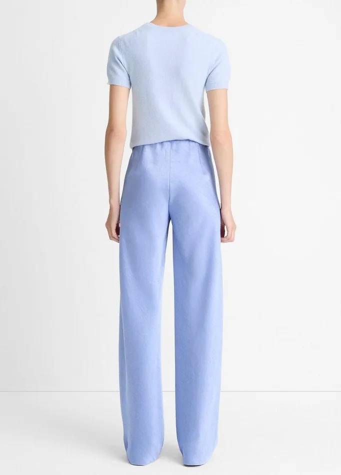 Pants and Shorts Women Vince Fluid Satin Bias Pant Dark Pacific Opal Pants and Shorts Women Vince Fluid Satin Bias Pant Dark Pacific Opal