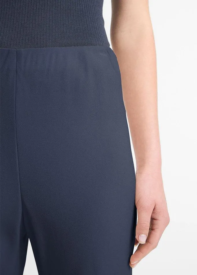 Pants and Shorts Women Vince HighWaist Crepe Bias Pant Coastal Blue Pants and Shorts Women Vince HighWaist Crepe Bias Pant Coastal Blue