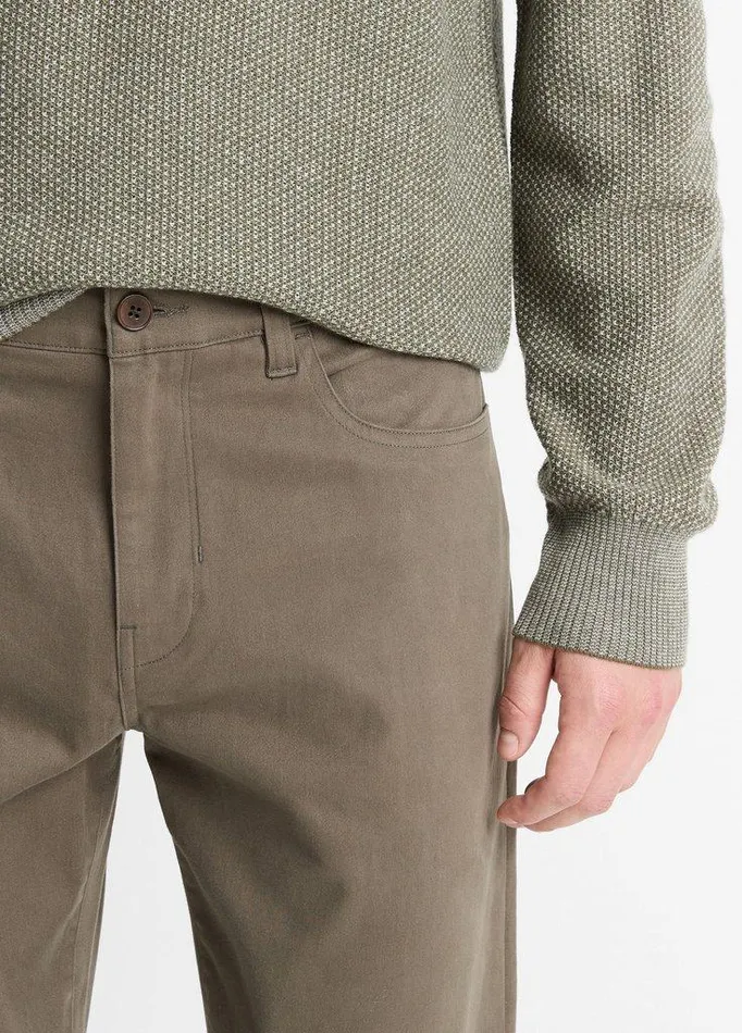 Pants Men Vince Dylan Slim 5Pocket Peached StretchCotton Pant Frog Pants Men Vince Dylan Slim 5Pocket Peached StretchCotton Pant Frog