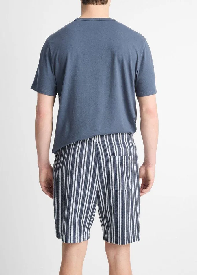 Pants Men Vince JacquardStripe CottonBlend Short Venice Blueblue Cloud Pants Men Vince JacquardStripe CottonBlend Short Venice Blueblue Cloud
