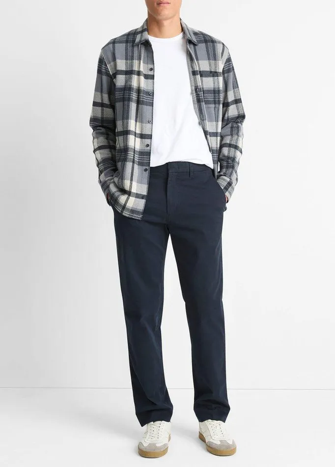 Pants Men Vince Owen Athletic StretchCotton Pant Coastal Blue