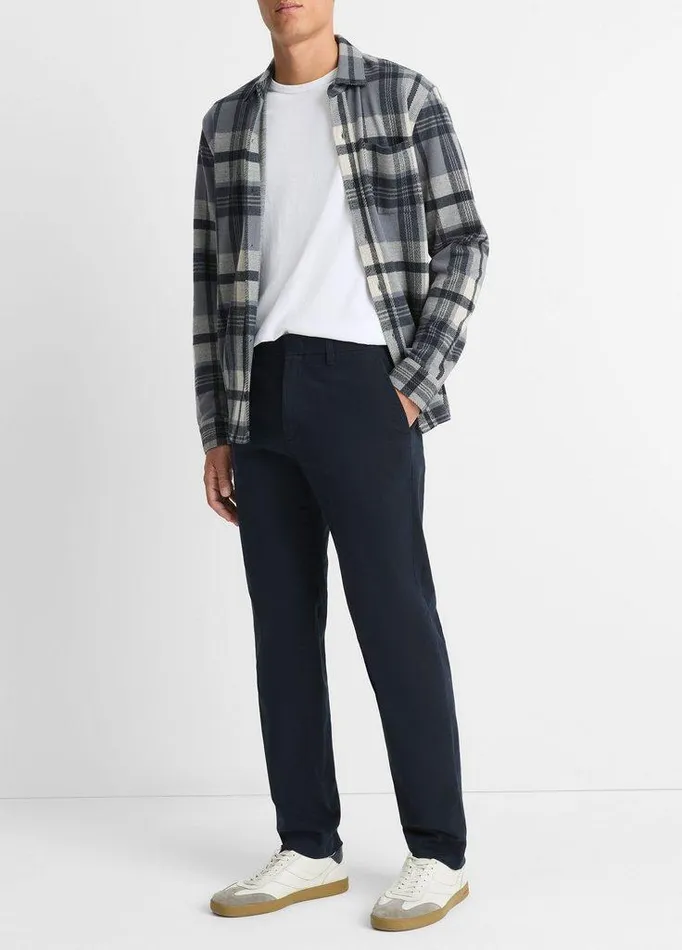 Pants Men Vince Owen Athletic StretchCotton Pant Coastal Blue Pants Men Vince Owen Athletic StretchCotton Pant Coastal Blue