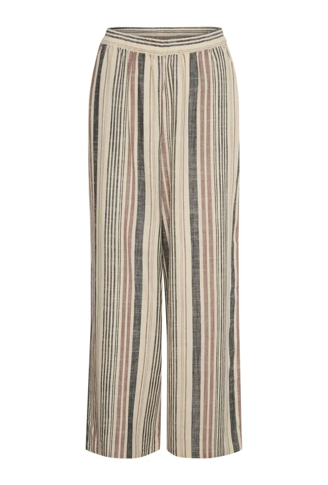 Pants Women CULTURE CUamena Linen Trousers