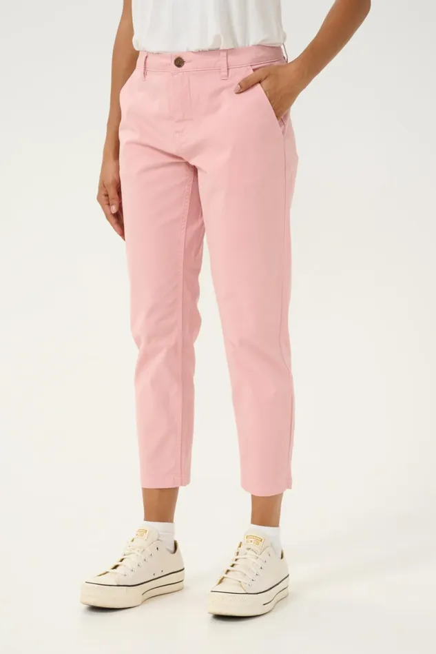 Pants Women CULTURE CUbrita Trousers Pale Mauve