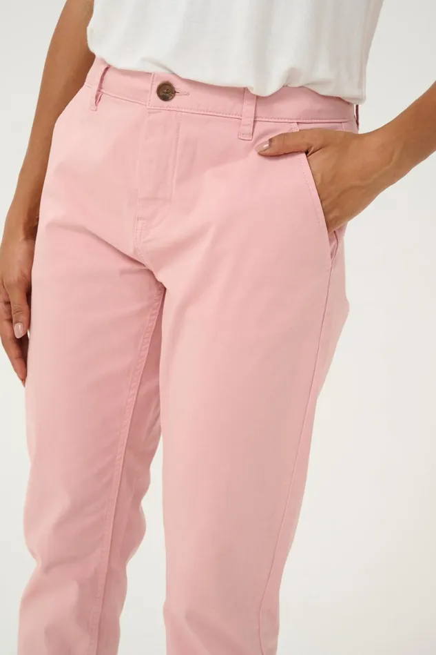 Pants Women CULTURE CUbrita Trousers Pale Mauve