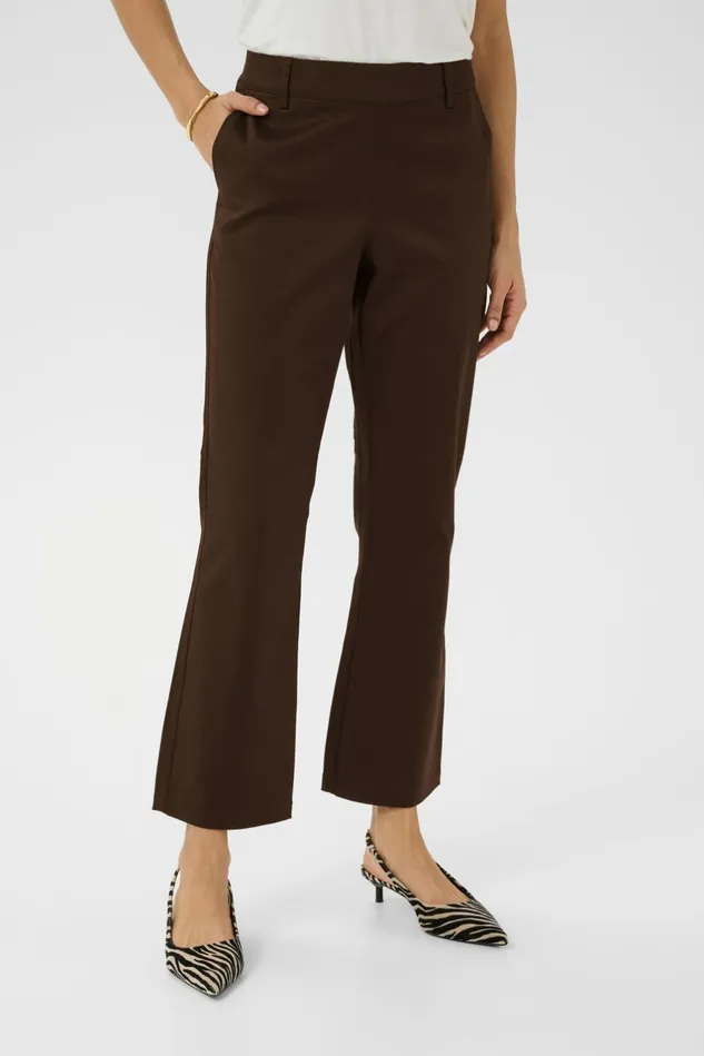 Pants Women CULTURE CUcaya Trousers Demitasse
