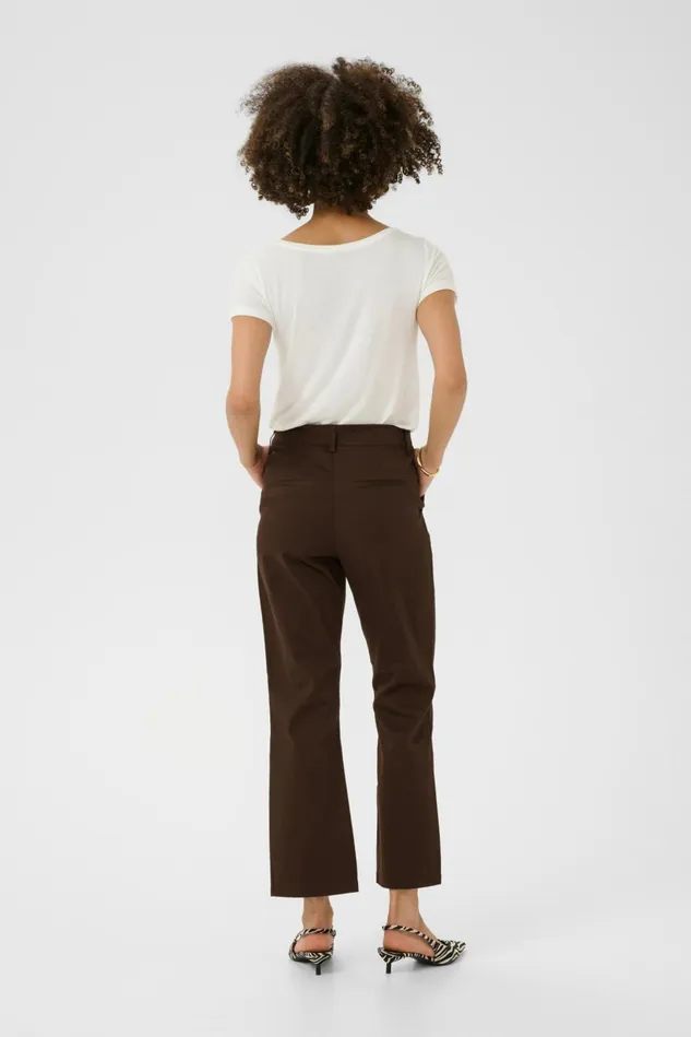 Pants Women CULTURE CUcaya Trousers Demitasse