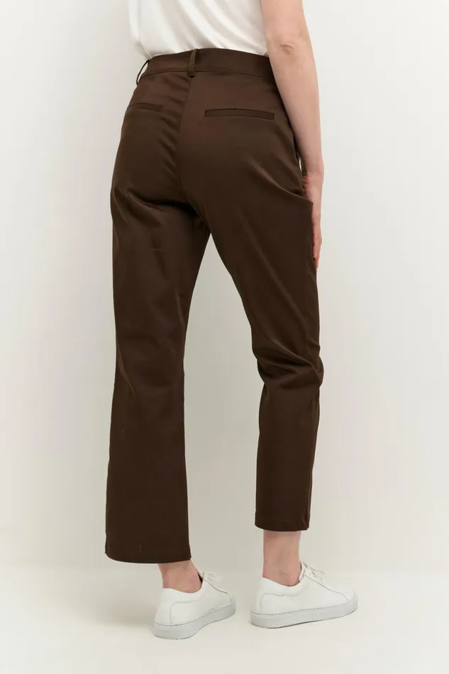 Pants Women CULTURE CUcaya Trousers Demitasse