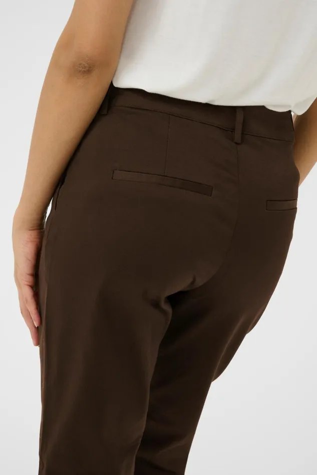 Pants Women CULTURE CUcaya Trousers Demitasse