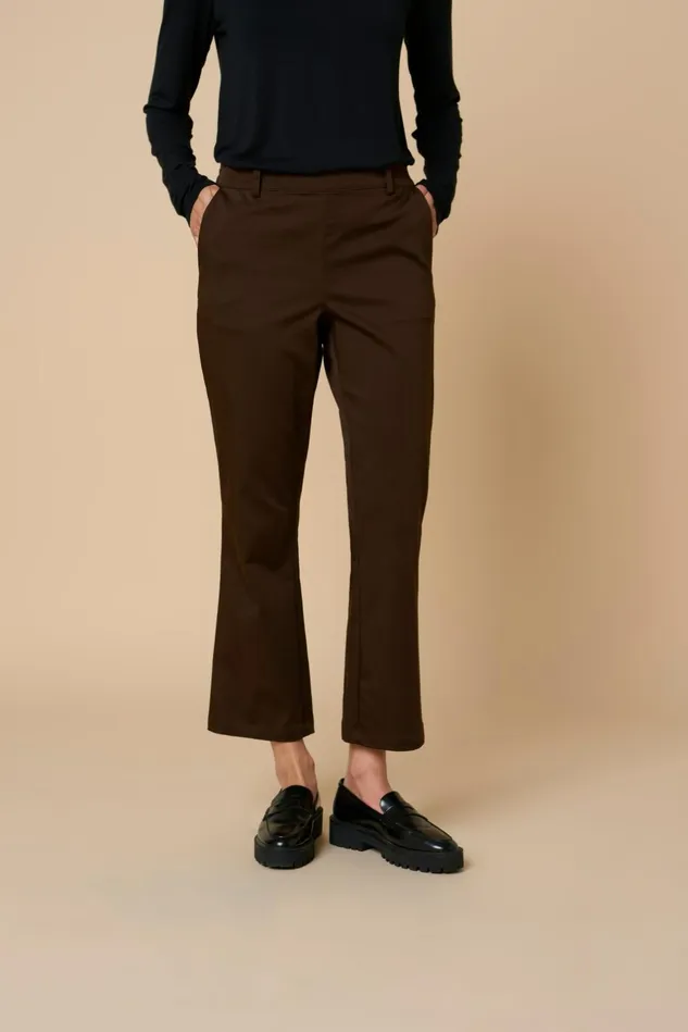 Pants Women CULTURE CUcaya Trousers Demitasse