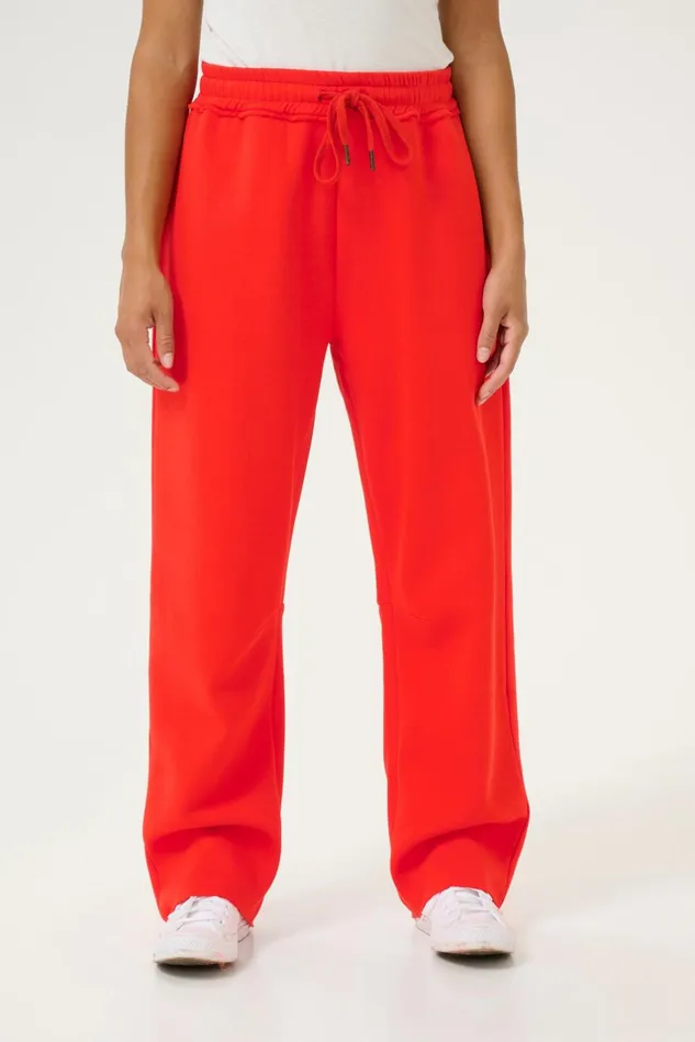 Pants Women CULTURE CUchira Sweatpants Fiery Red