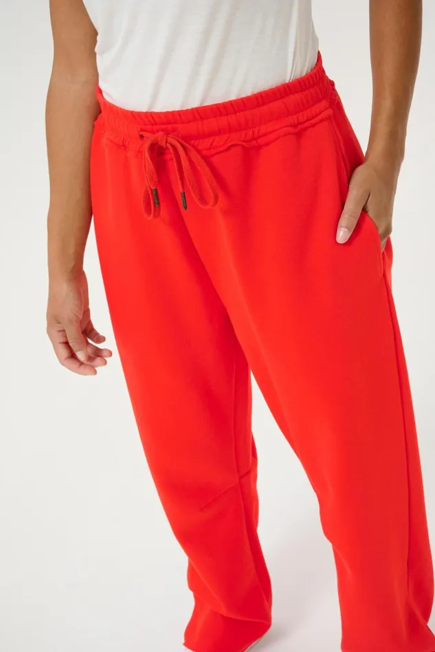 Pants Women CULTURE CUchira Sweatpants Fiery Red