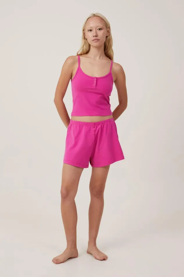 Peached Jersey Short Raspberry Mauve Women Cotton On Shorts