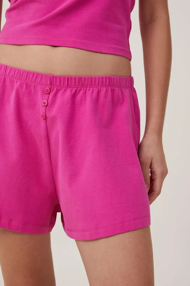 Peached Jersey Short Raspberry Mauve Women Cotton On Shorts