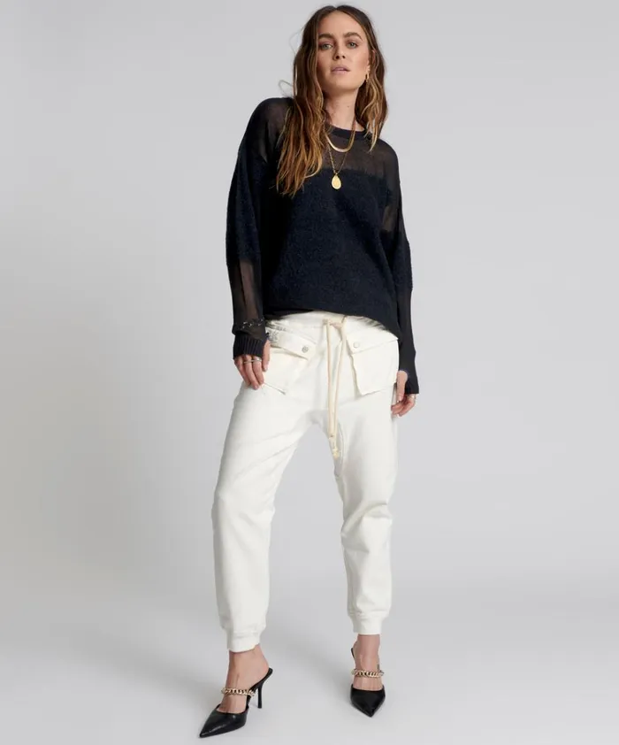 PEARL CADET DENIM PANTS Women One Teaspoon Bottoms