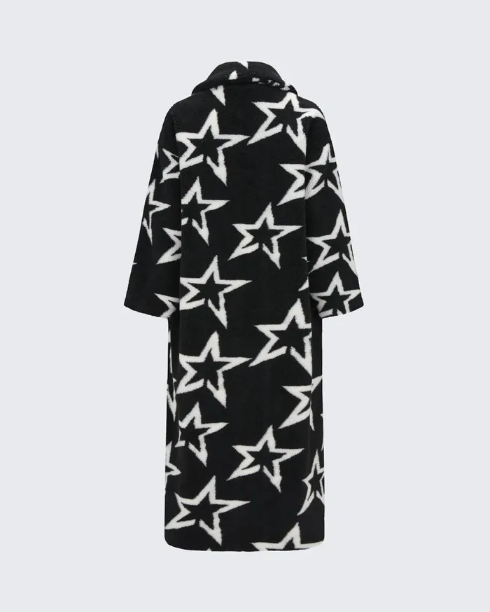 Perfect Moment Jackets Star Print Diana Coat Black 8211 Women