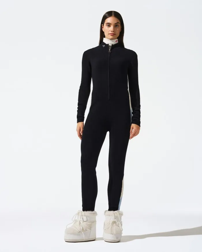 Perfect Moment Jumpsuits Cora Merino Wool Jumpsuit Navy 8211 Women
