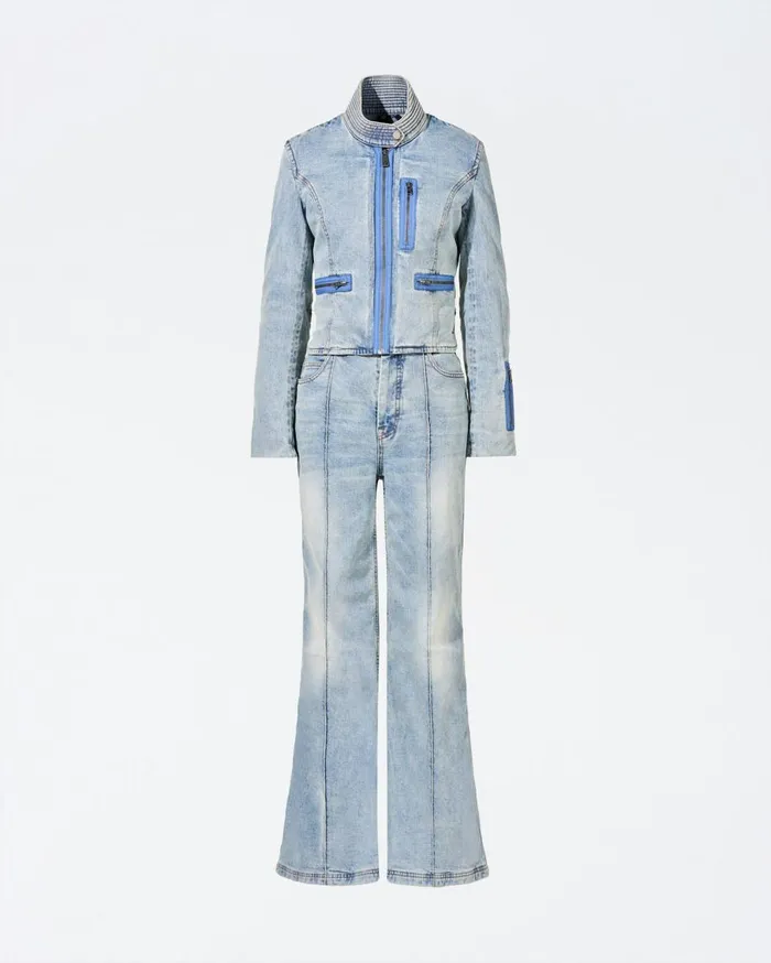 Perfect Moment Jumpsuits Zaza Denim Jumpsuit Light Denim 8211 Women